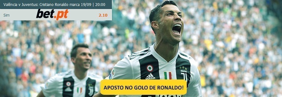 Apostar marcador Liga dos Campeões 2018/2019 - Cristiano Ronaldo