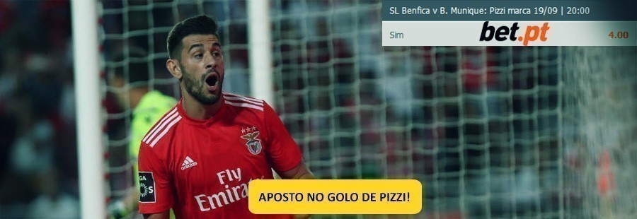Apostar marcador Liga dos Campeões 2018/2019 - Pizzi
