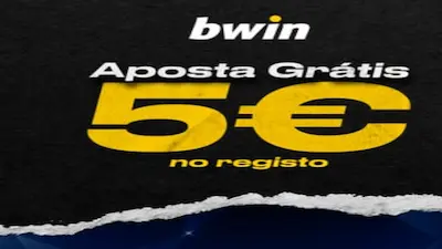 Novos clientes Bwin: 5€ em aposta grátis sem depósito!