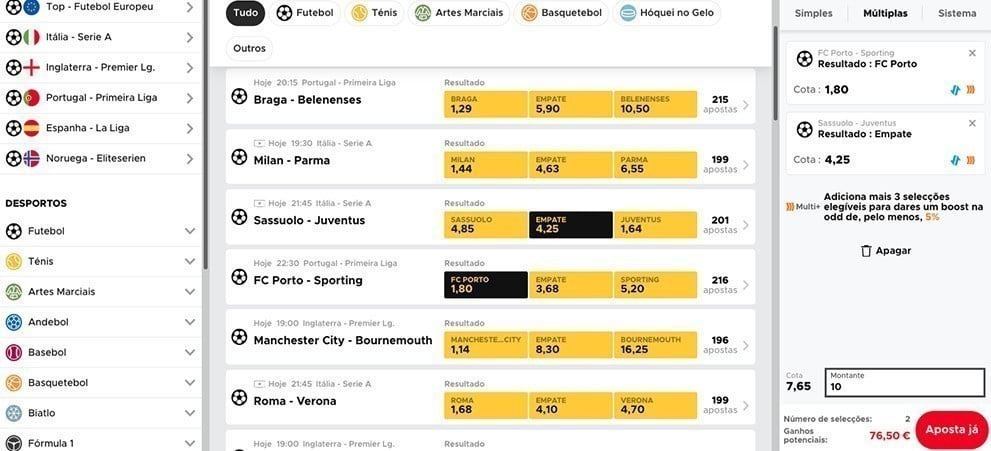 Betclic aposta mulitpla