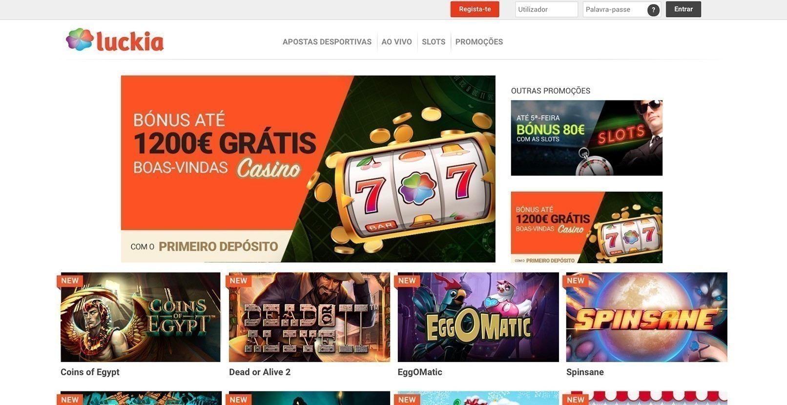 casinos online com bonus de registo