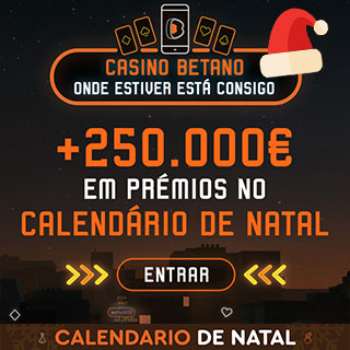 image Calendário de Natal Betano: Prendas até 250.000€ no sapatinho!