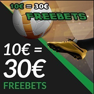 image Promoção ESC Online 3 Freebets de 10 euros em oferta!