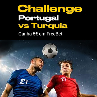 Challenge Bwin: FreeBet de 5€ no Portugal - Turquia