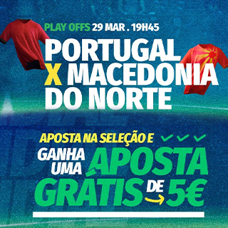 Quais as melhores promoções para apostar no Portugal - Macedónia?