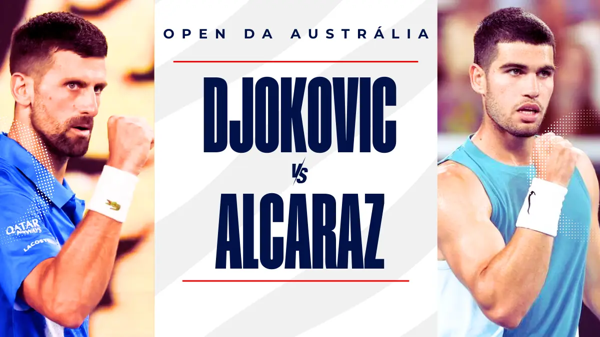 image Ténis - Open da Austrália: Novak Djokovic vs Carlos Alcaraz, tudo o que precisa de saber (estatísticas, horário, TV e mais)