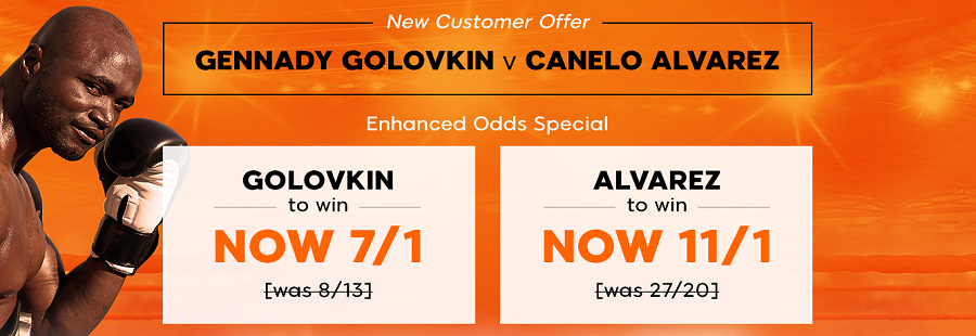 enhanced odds on the golovkin v alvarez fighting