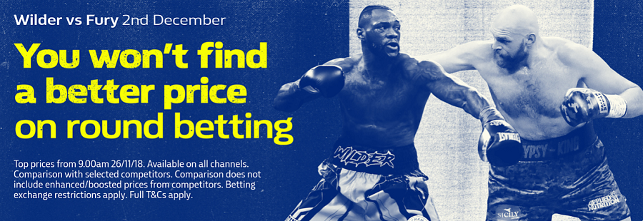 wilder vs fury william hill promotion