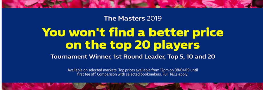 William Hill Masters 2019