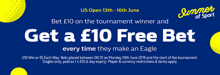 William Hill US Open offer