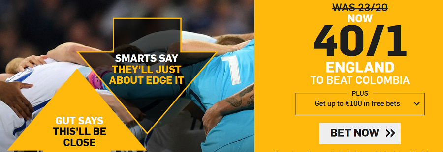 betfair england colombia promotion