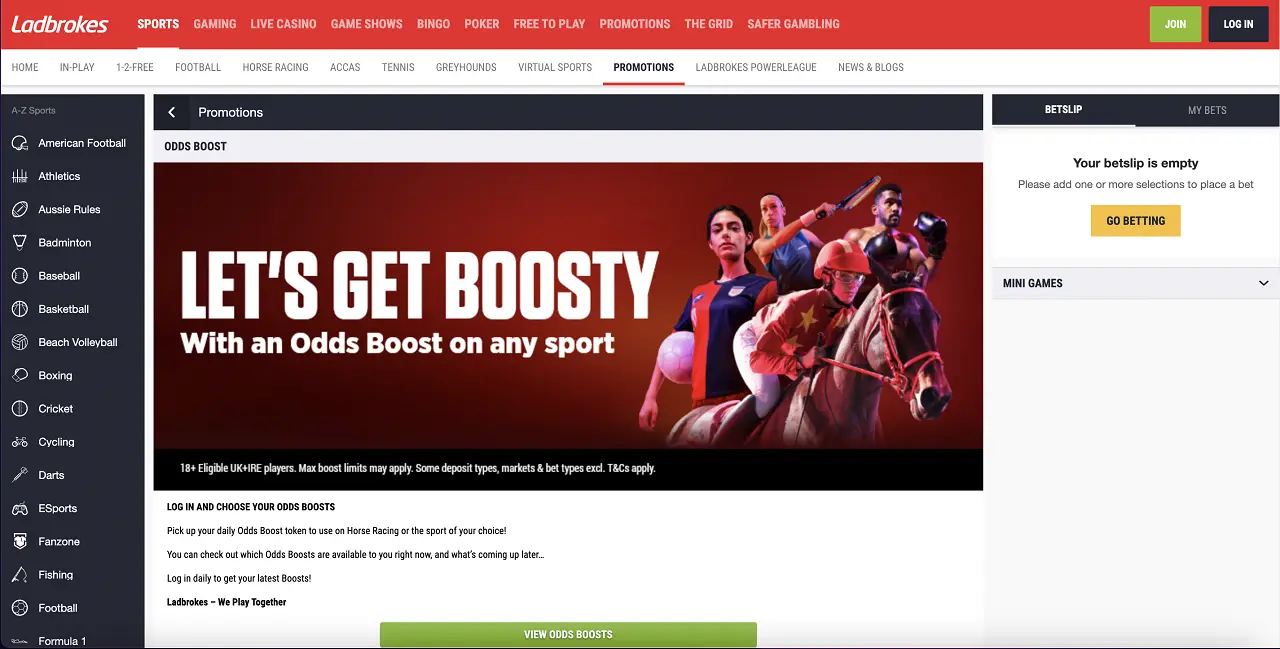 ladbrokes bet boost