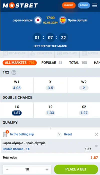 Mostbet simulation