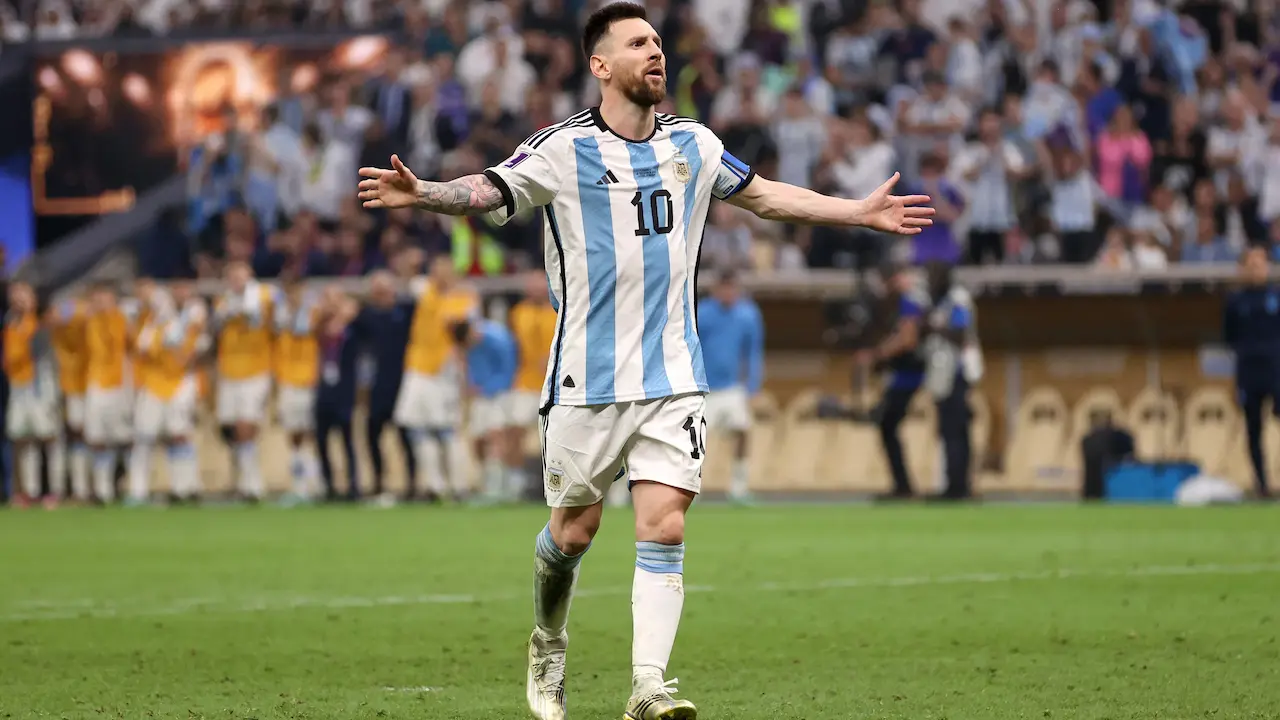 Lionel Messi of Argentina