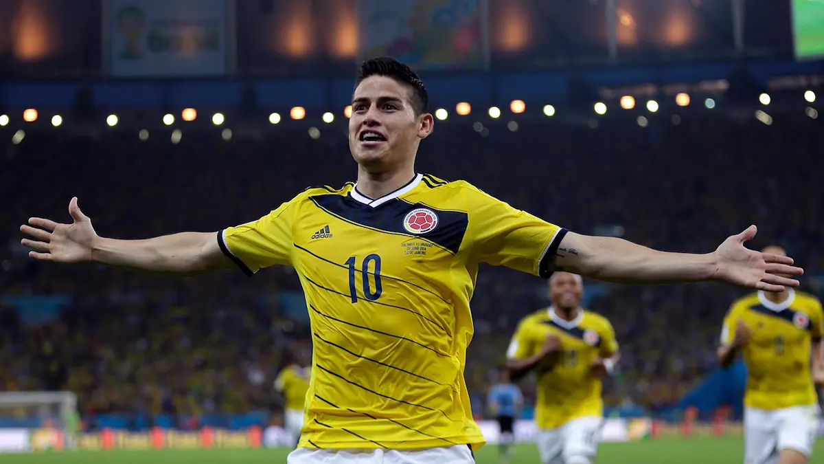 James Rodriguez of Colombia