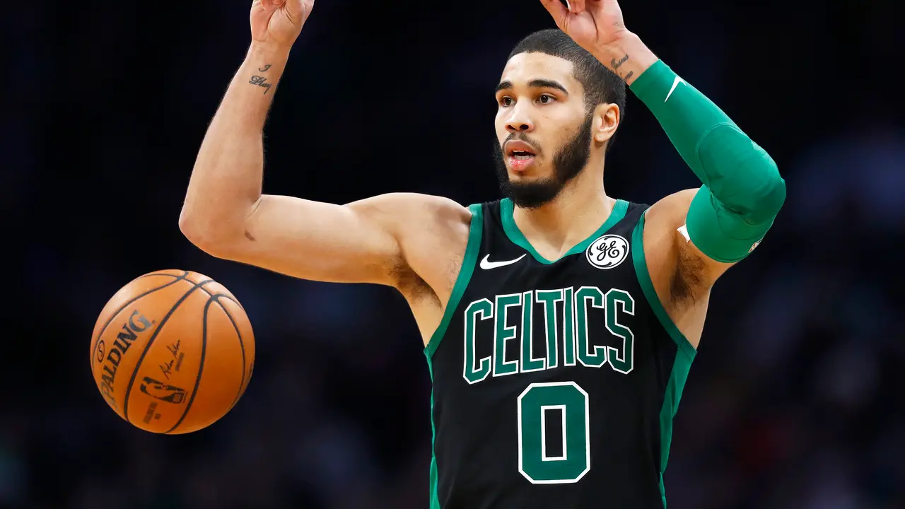 Jayson Tatum of the Boston Celtics