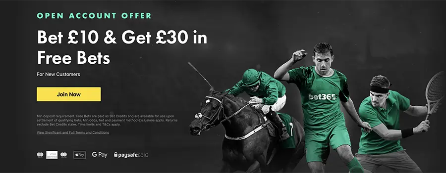 Bet365 Open Account Offer 2023