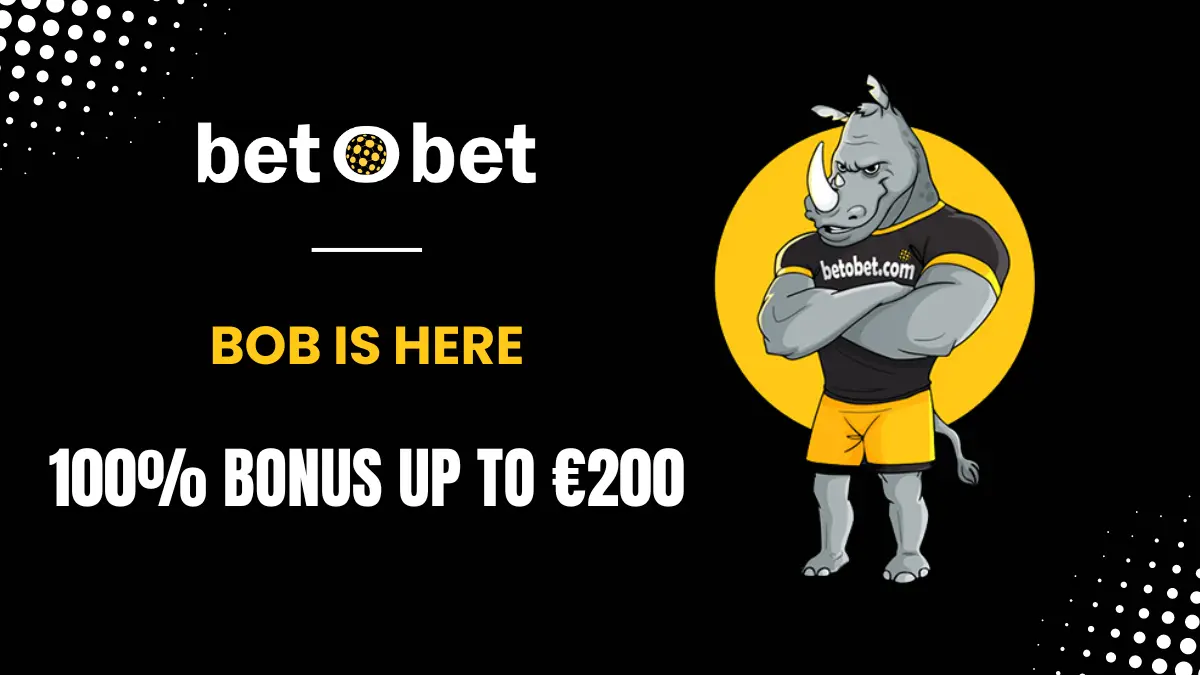 100% bonus up to €200 every Monday