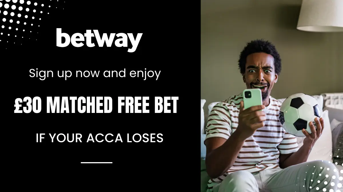 Betway welcome offer for ACCA bets