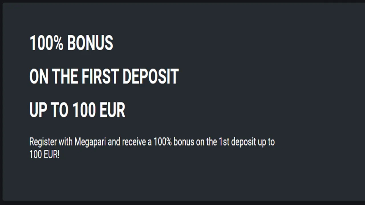 megapari first deposit bonus