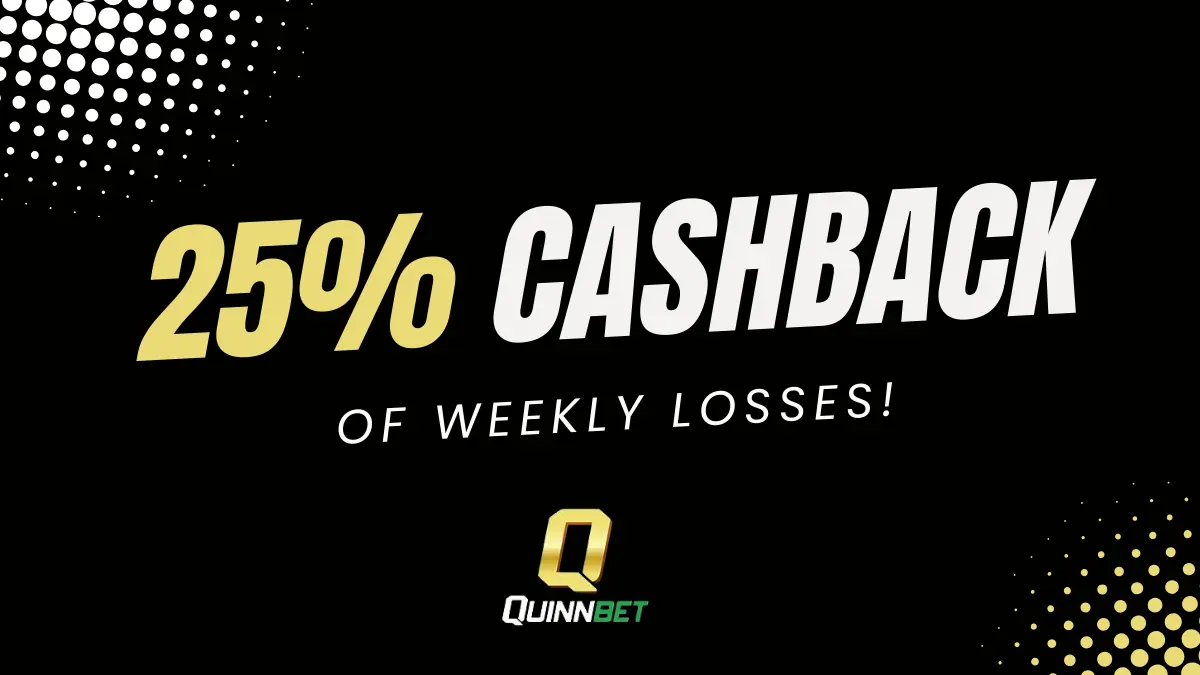 quinnbet 25% WEEKLY promo