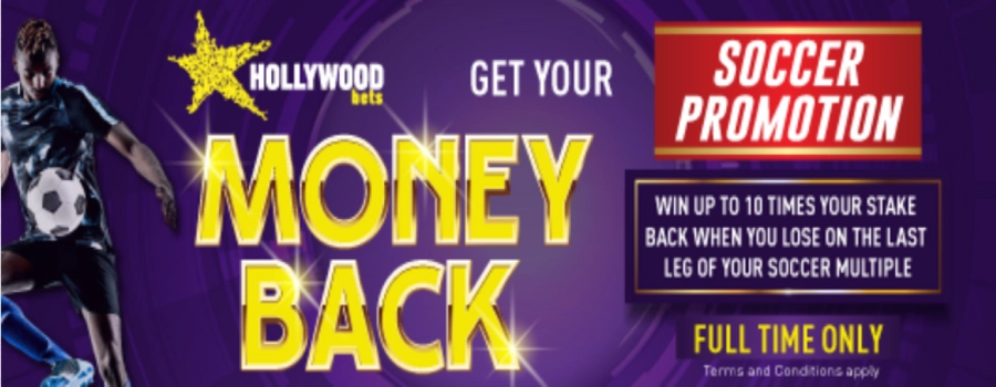 Hollywoodbets money back promotion