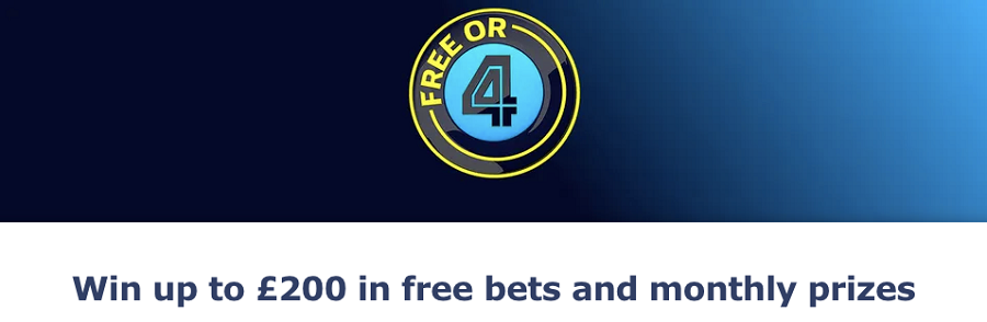William Hill Free or Four promotion