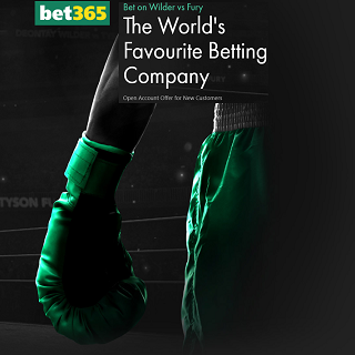 Join Bet365 For the Wilder v Fury Fight