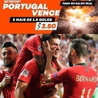 Promoção Bestboost – Portugal vence e Mais de 1.5 golos