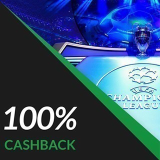 Promoção ESC Liga dos Campeões: 100% Cashback