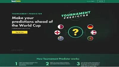 Win £1,000,000 in the bet365 Tournament Predictor Promotion