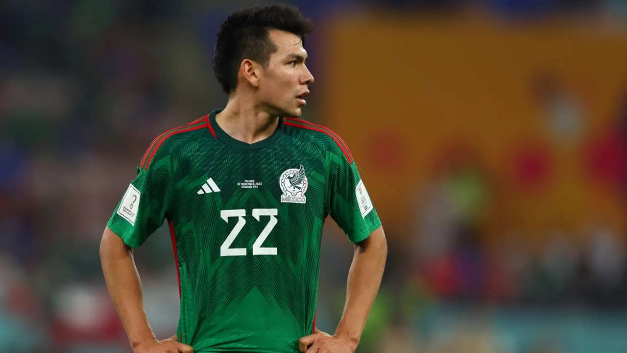 Hirving Lozano of the Mexican national team