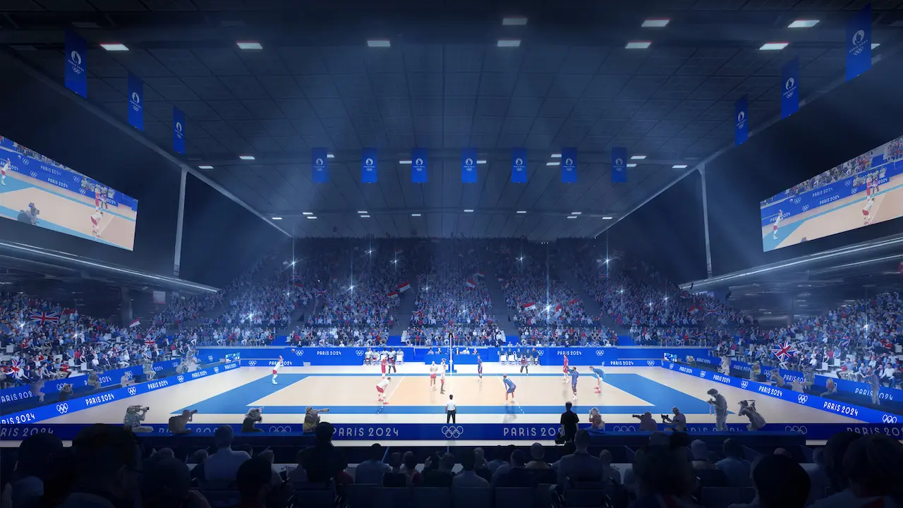 Volleyball at the Paris Olympics.