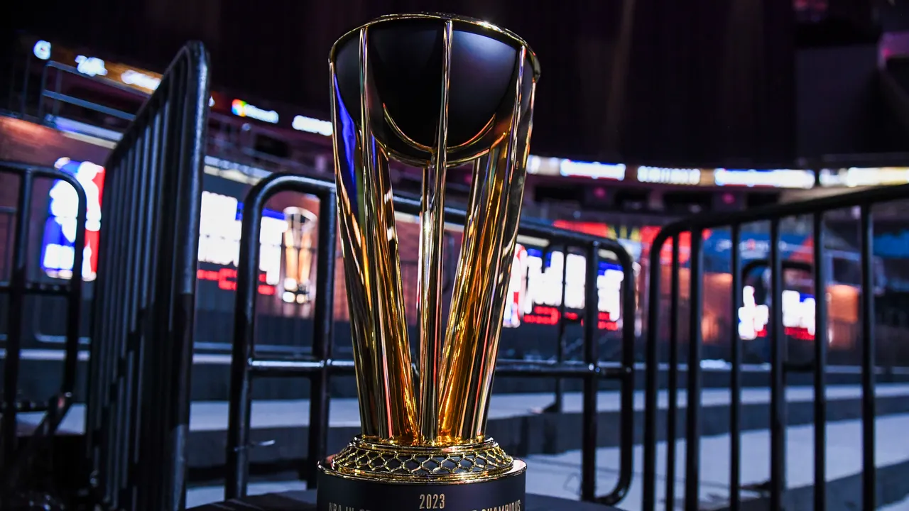 The trophy for the NBA In-Season Tournament