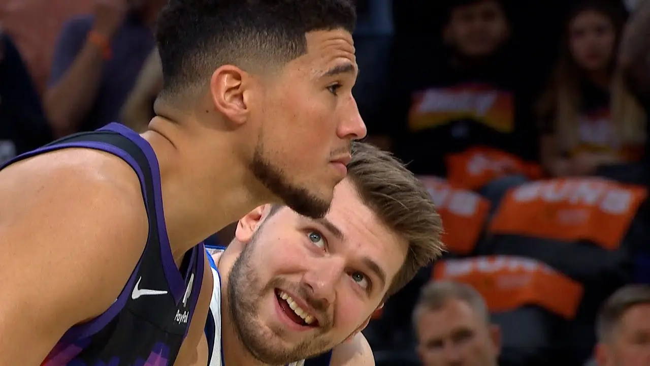 Luka Doncic and Devin Booker