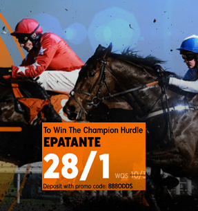 888sport enhanced odds offer on Epatante  to win Champion Hurdle