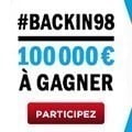 #Backin98 : Betclic offre 100.000 euros 18 ans après !