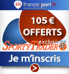 image Bonus exceptionnel pour découvrir France Pari ! Exclusivité Sporty !