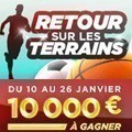 Challenge Betclic "Retour sur les terrains" : 10 000€ à gagner !