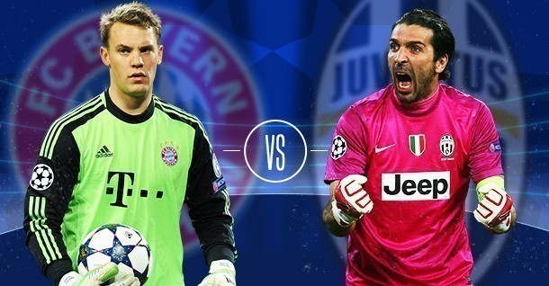 Neuer vs Buffon Champions League