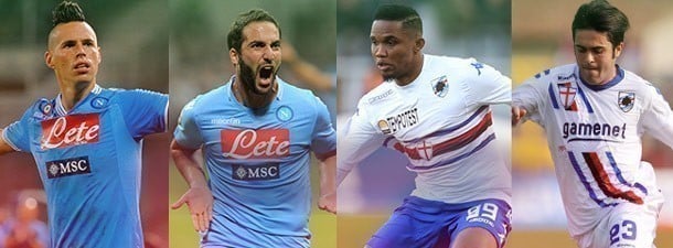 napoli sampdoria serie a