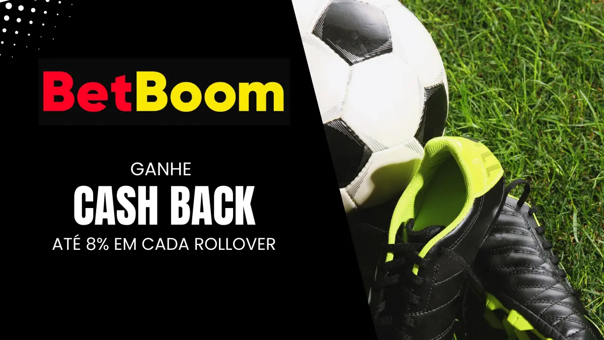 Betboom - Cashback até 8%