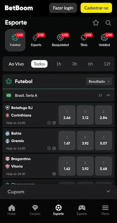 BetBoom Futebol