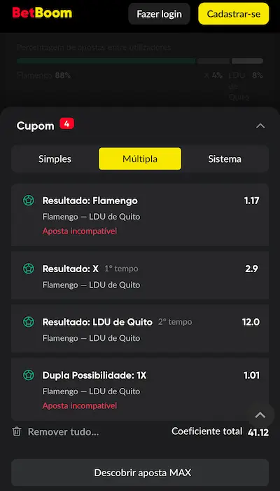 Betboom cupom mobile BR