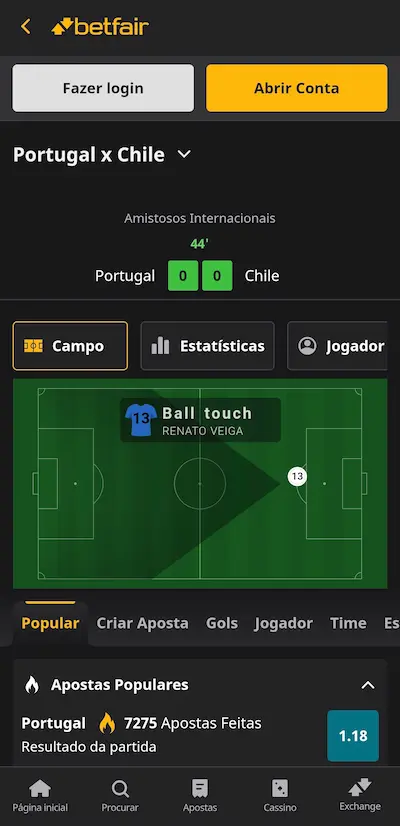 Betfair ao Vivo