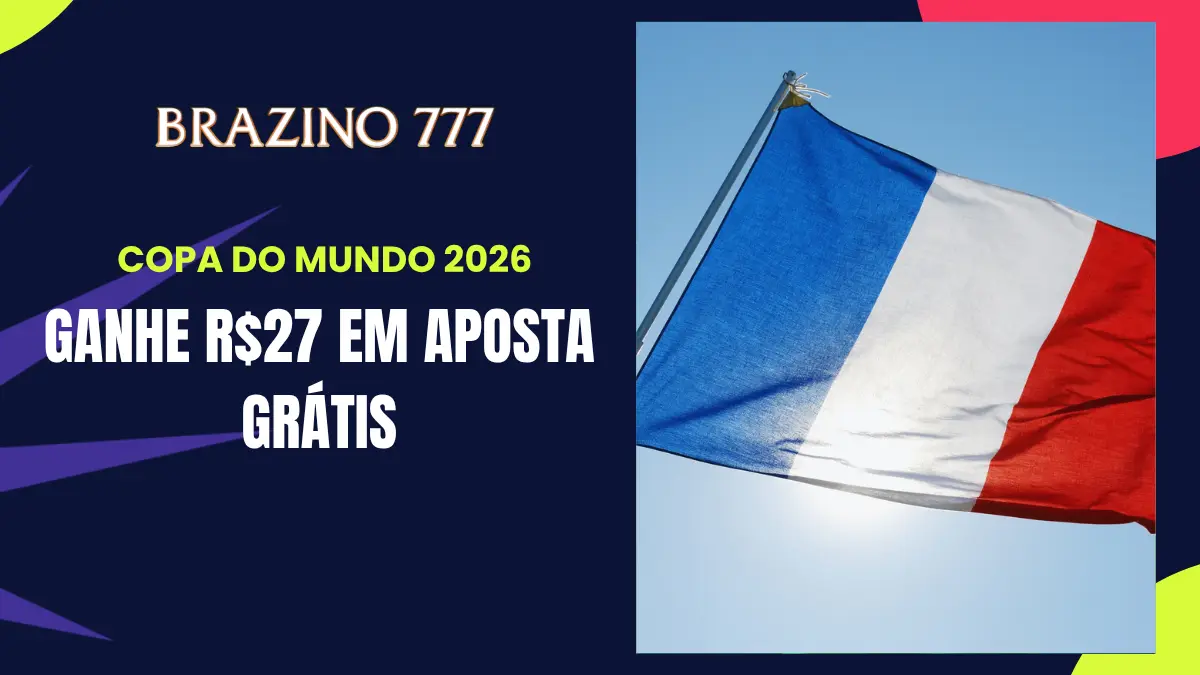 Brazino777 - Copa do Mundo - Ganhe R$27 em Aposta Grátis