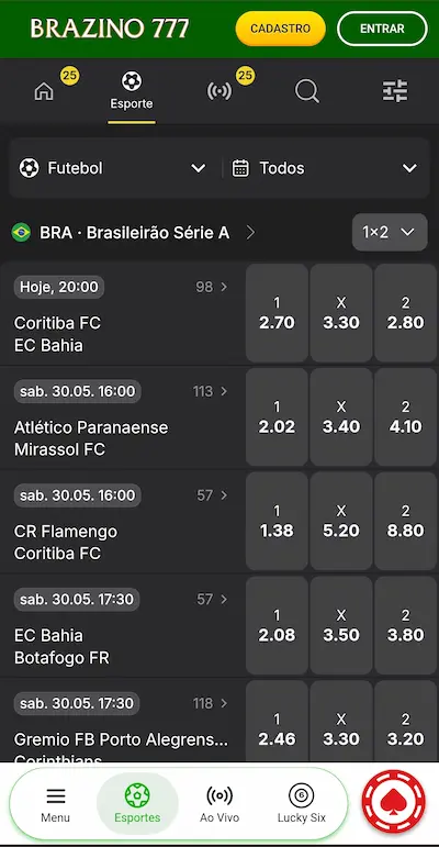Brazino777 Futebol