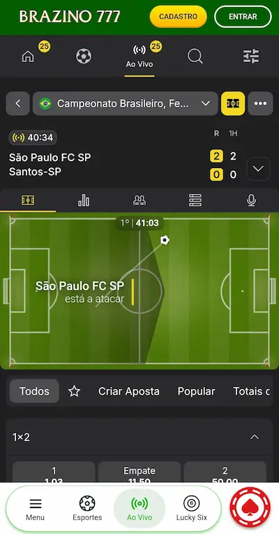 Brazino777 ao vivo