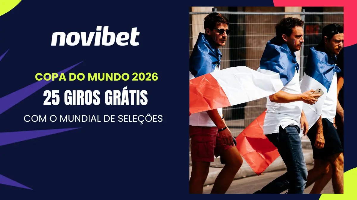 Novibet - Copa do Mundo - 25 giros grátis