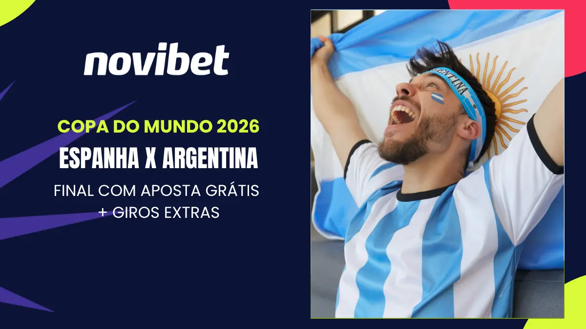 Novibet - Copa do Mundo - Final com giros e apostas grátis